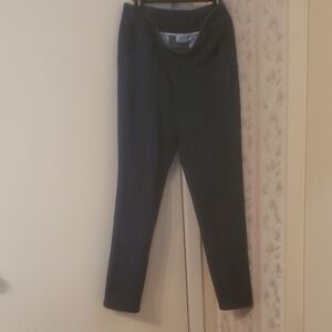 d & co Women's Blue High Waist Jeans, Easy Fit Stretchy, Back Pockets, Size 12